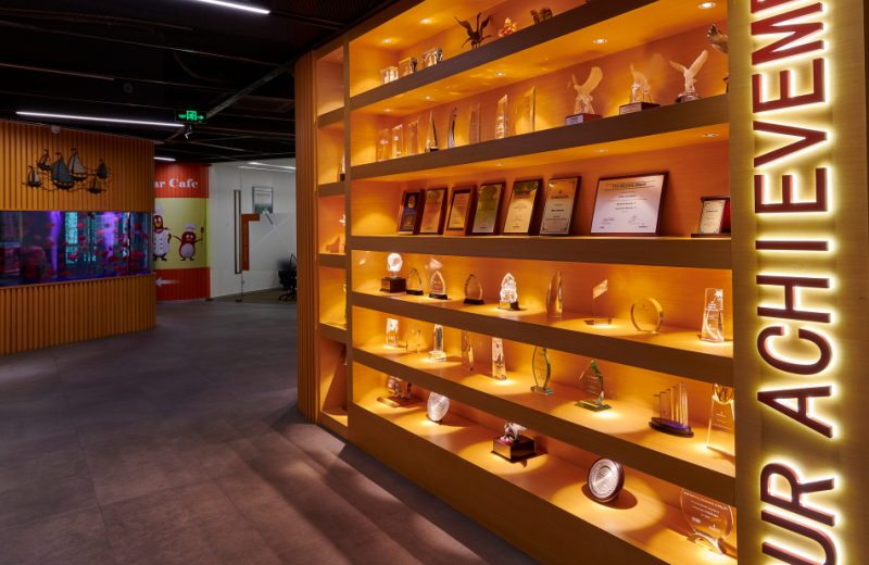 开云电子平台_开云(中国)荣获艾默生颁发的八大奖项，2023力争“兔”飞猛进